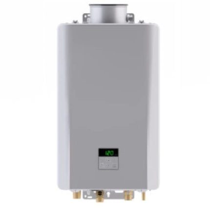 Rinnai RE180iP Non-Condensing Propane Tankless Water Heater, Up to 8.5 GPM, Indoor Installation, 180,000 BTU